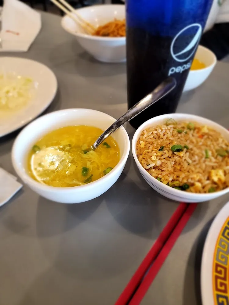 Egg Drop Soup N Fried Rice